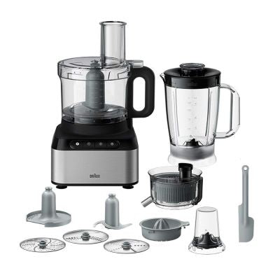 BRAUN PurEase Food Processor 2.1 Liters 800 Watt - Silver FP3235