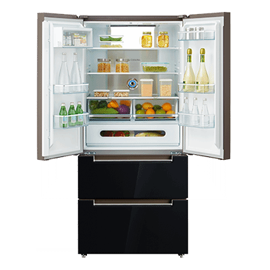 TOSHIBA French Refrigerator 582 Liters A++ - Black GR-RF532WE