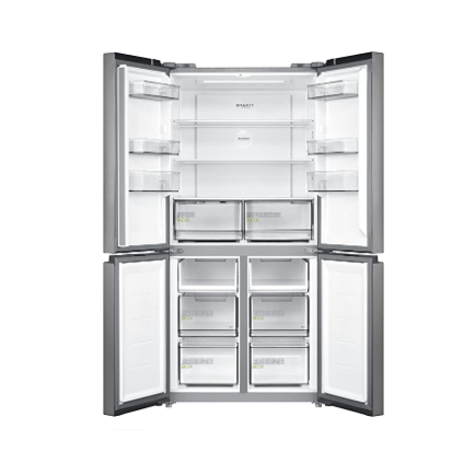 MIDEA French Refrigerator 424 Liter A+ - Stainless Steel MDRF632FGF46