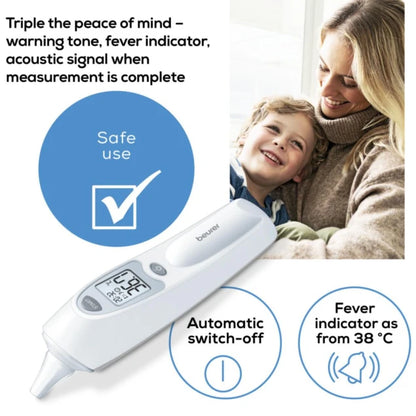 Beurer Ear Thermometer with Infrared Measurement Technology For Hygienic Measuring Ft 58
