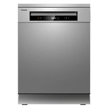 Toshiba Dish Washer - 14 Sets - 6 Programs - 3 sprays - Silver - (DW-14F1(S))