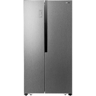 GORENJE Side by Side Refrigerator 566 Liter A++ - Stainless Steel NRS9182MX
