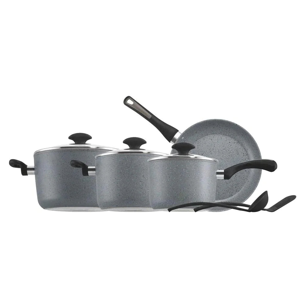 PRESTIGE Granite Cookware Set 9pcs - Gray PR10668