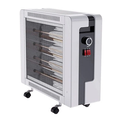 ELECTROMATIC Quartz Heater With Humidifier 2400 Watt 3 Heat Settings - White EH88