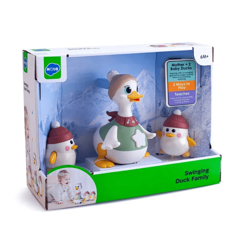 Waddling Duck Family (Swinging) / 3 pcs