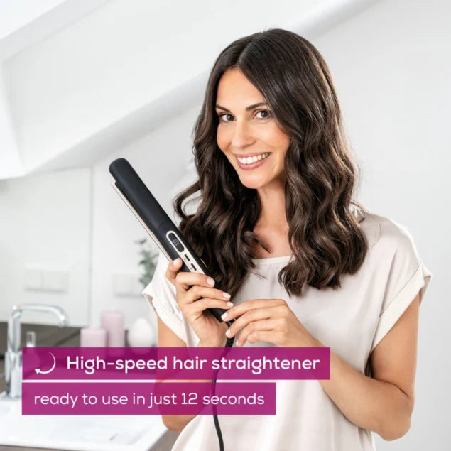 Beurer HS 100 Hair straightener ,Straighteners with ion function – ready to use in just 12 seconds | HS 100