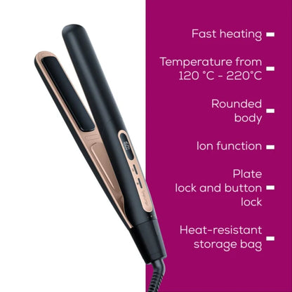 Beurer HS 100 Hair straightener ,Straighteners with ion function – ready to use in just 12 seconds | HS 100