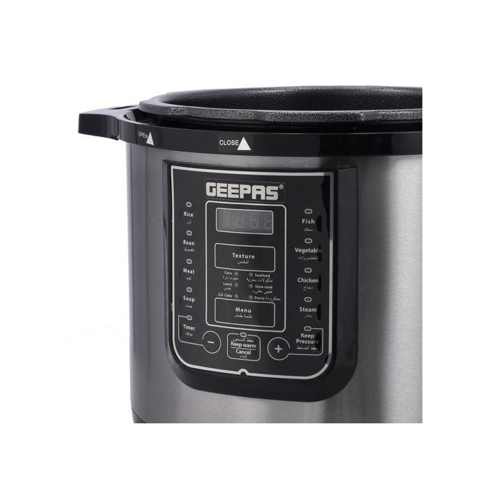 Geepas طباخ رقمي متعدد سعة 8 لتر 1200 واط GMC35029