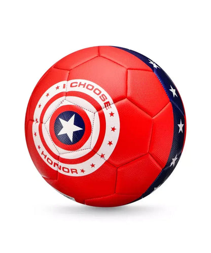 Marvel Captain America Red Football - Durable Kids Soccer Ball