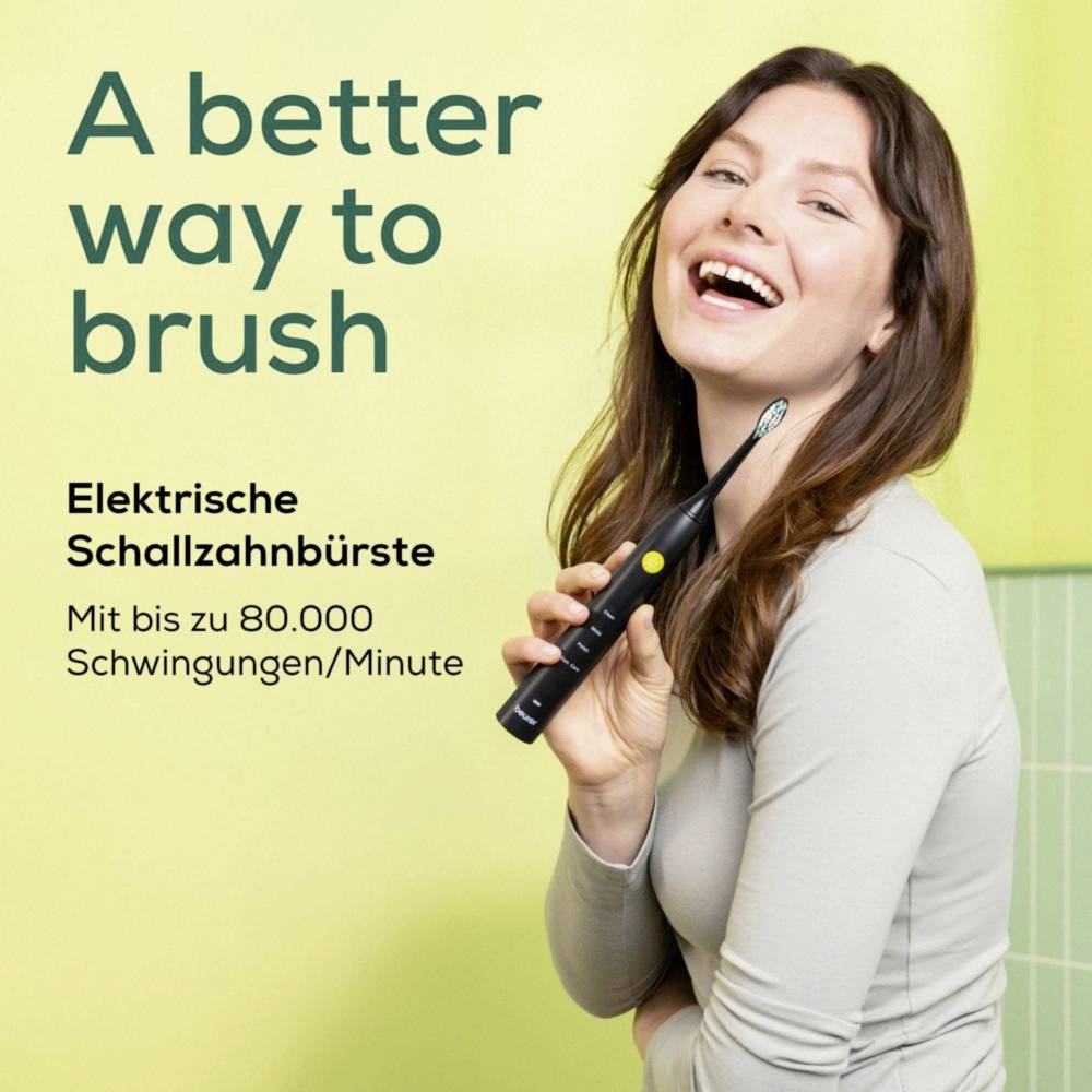 Beurer SC 30 Elektrische Schallzahnbürste 10487 Electric toothbrush Black-yellow