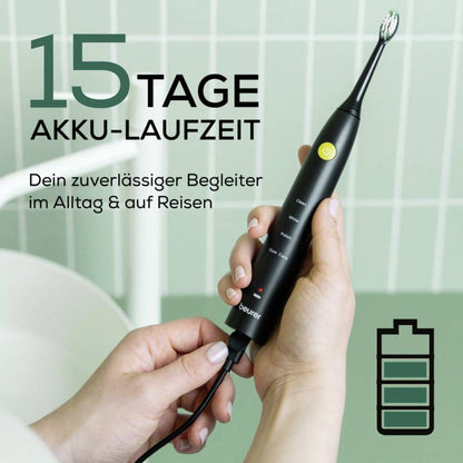 Beurer SC 30 Elektrische Schallzahnbürste 10487 Electric toothbrush Black-yellow