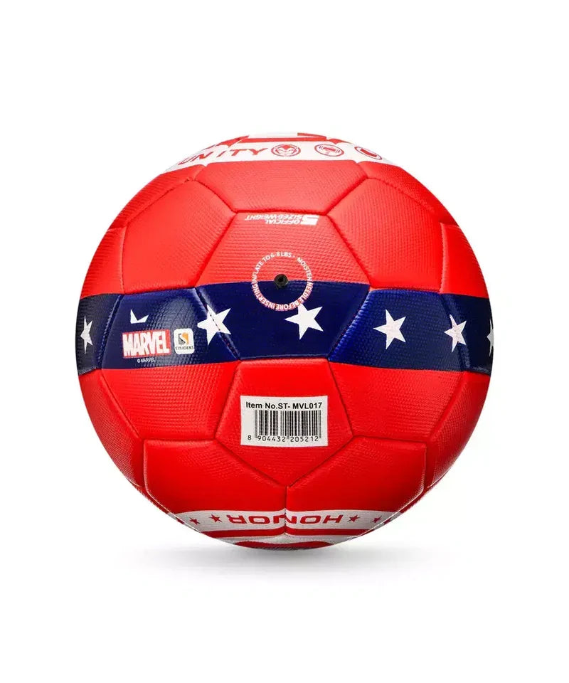 Marvel Captain America Red Football - Durable Kids Soccer Ball