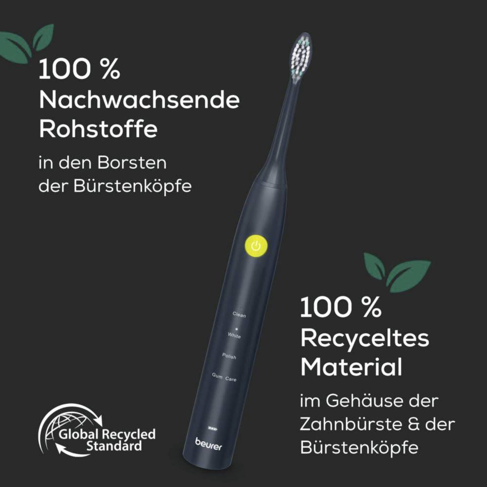 Beurer SC 30 Elektrische Schallzahnbürste 10487 Electric toothbrush Black-yellow
