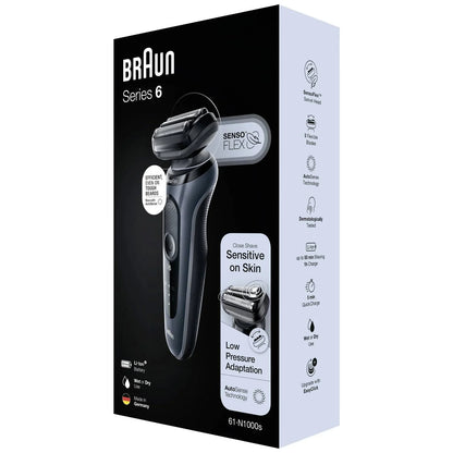 Braun Series 6 61-N1000S Foil shaver Black
