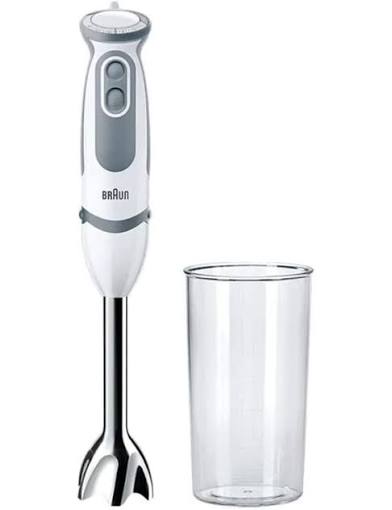 Braun Hand Blender 21Speeds, PowerBell, Splash Control, One Hand speed wheel, Ergonomic Shape MQ5200