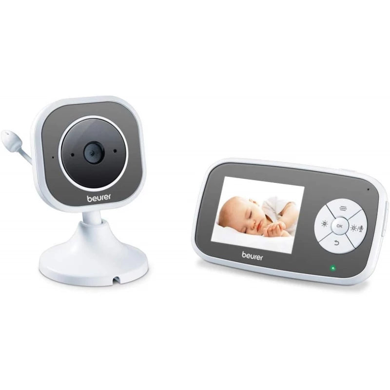 Beurer BY 110 Video Baby Monitor with Camera Wireless Night Vision, Temperature Monitoring