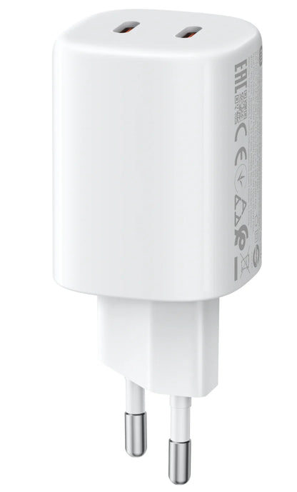 Xiaomi Nano Turbo Wall Charger, 45W, 3A, 2 x USB-C, White BHR087OEU
