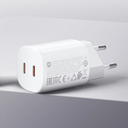 Xiaomi Nano Turbo Wall Charger, 45W, 3A, 2 x USB-C, White BHR087OEU