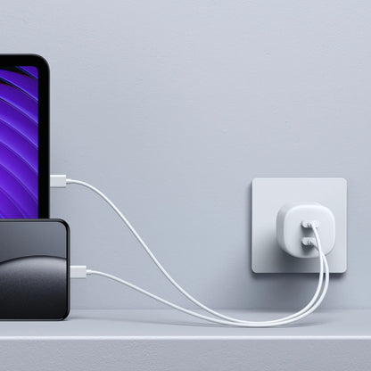 Xiaomi Nano Turbo Wall Charger, 45W, 3A, 2 x USB-C, White BHR087OEU