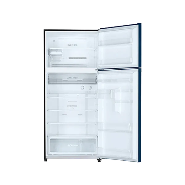 Toshiba Top Mount Refrigerator - 608 Ltr - Black-Glass - (GR-A820U(XK))