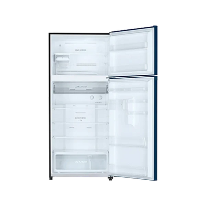 Toshiba Top Mount Refrigerator - 608 Ltr - Black-Glass - (GR-A820U(XK))