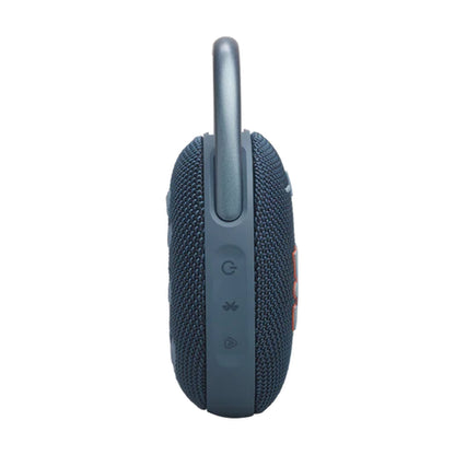 JBL Clip 5 - Ultra-Portable, Waterproof & Dustproof Bluetooth Speaker, Big Pro Sound with Punchy bass, Integrated Carabiner, Up to 12 Hours of Play, Made in Part with Recycled Materials (Blue)