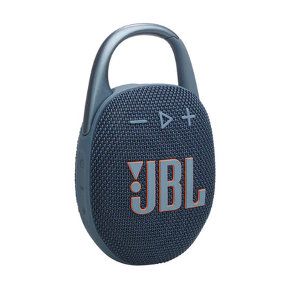 JBL Clip 5 - Ultra-Portable, Waterproof & Dustproof Bluetooth Speaker, Big Pro Sound with Punchy bass, Integrated Carabiner, Up to 12 Hours of Play, Made in Part with Recycled Materials (Blue)