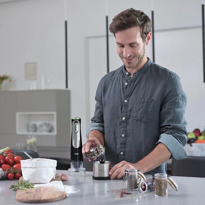 Braun MultiQuick 9 Multifunction Hand Blender, 2 Liter, 1200 Watt, Silver Black - MQ 9187XLI( International Warranty )