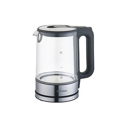 CONTI Kettle 2200W 1.7L - Glass CK-6006-GS