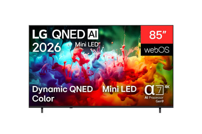 85 inch LG QNED AI Mini LED QNED70 4K Smart TV 2026