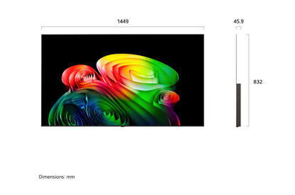 65 inch LG OLED AI B6 4K Smart TV 2026
