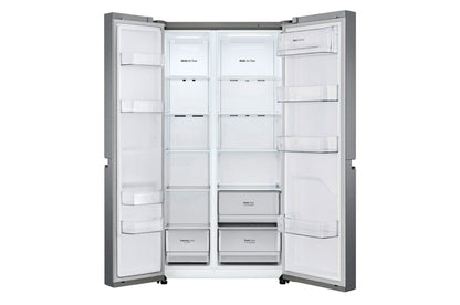 LG Side by Side Refrigerator 688 Liters A+ - Silver (GCB-287DVE.ADSPELF)