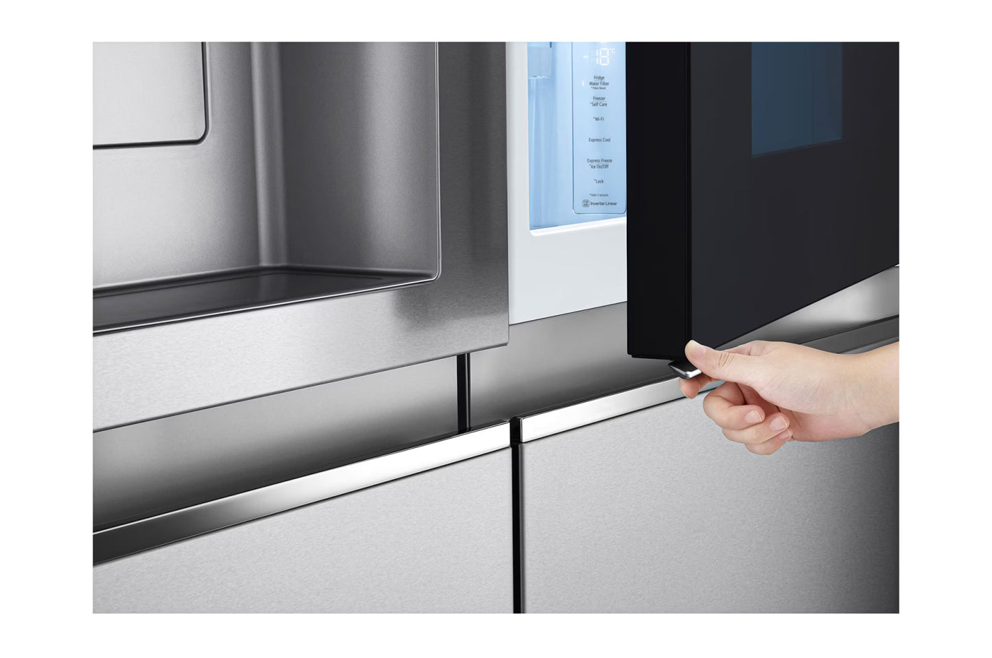 Side By Side Refrigerator, 598L Capacity with HygieneFRESH+™Silver Color