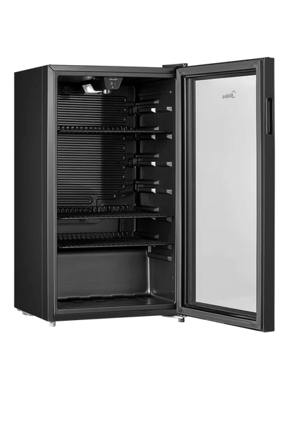 Midea Minibar Refrigerator - 93 Ltr - GLASS BLACK - (MDRW150FGG)