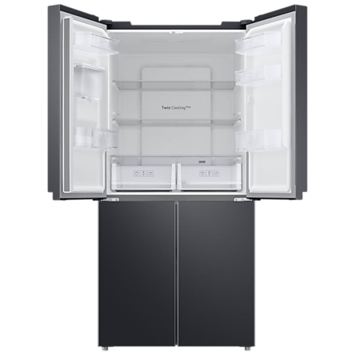 Samsung French Door Refrigerator 466L With Twin Cooling (RF48A4010B4/LV)