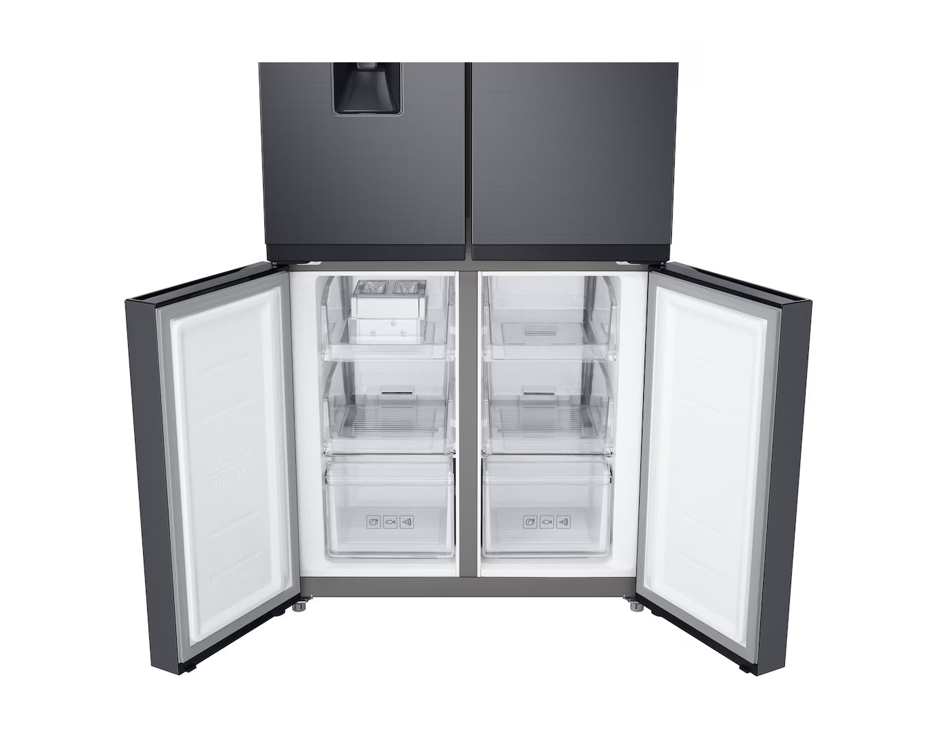 Samsung Four Doors Refrigerator - French Door Refrigerator, 466L Net Capacity - (RF48A401084)