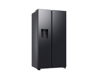 Samsung Bespoke AI Refrigerator SBS AI Energy Mode 617L - Side-by-Side Refrigerator - Black -