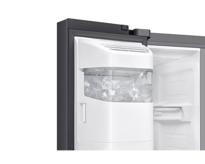 Samsung Bespoke AI Refrigerator SBS AI Energy Mode 617L - Side-by-Side Refrigerator - Black -