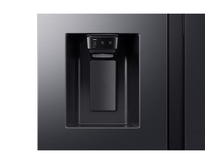 Samsung Bespoke AI Refrigerator SBS AI Energy Mode 617L - Side-by-Side Refrigerator - Black -