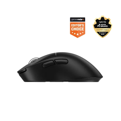 Logitech G PRO X Superlight 2 DEX Wireless Gaming Mouse – 44K DPI – 8K Polling – Black