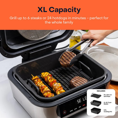 NUTRICOOK Smart Indoor Grill & Air Fryer XL