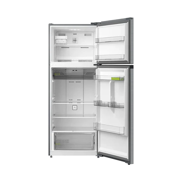 Midea Top Mount Refrigerator– 413L – Stainless Steel – (MDRT580MTE46D)