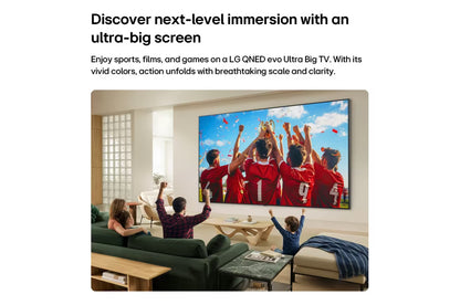 86 inch LG QNED evo AI Mini LED QNED85 4K Smart TV 2026