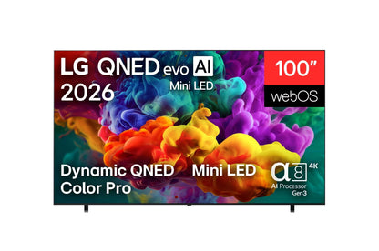 100 inch LG QNED evo AI Mini LED QNED85 4K Smart TV 2026
