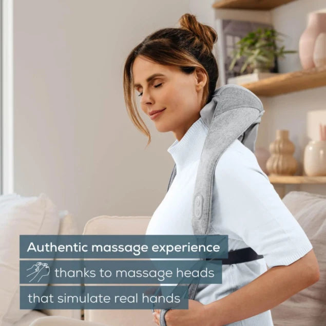 Beurer Wireless Neck Massager - Deep Tissue Massage with Heat