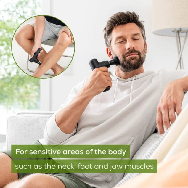 Beurer Sensitive Mini Massage Gun - Compact Muscle Massager