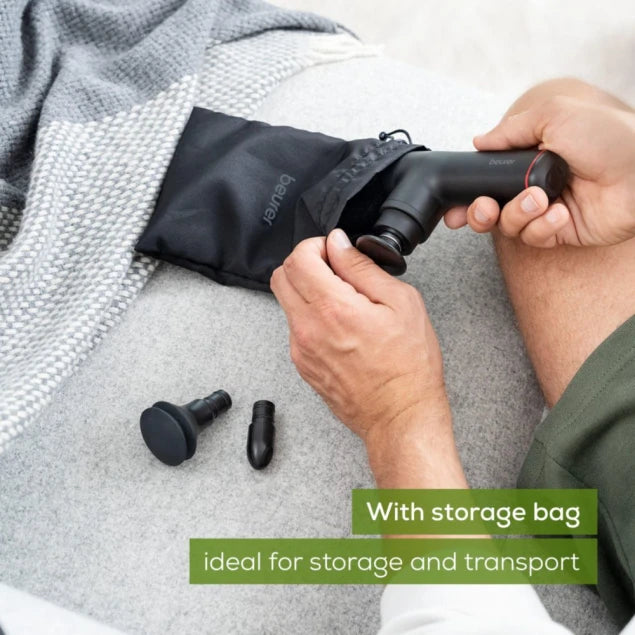 Beurer Sensitive Mini Massage Gun - Compact Muscle Massager