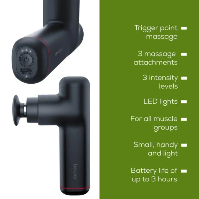 Beurer Sensitive Mini Massage Gun - Compact Muscle Massager