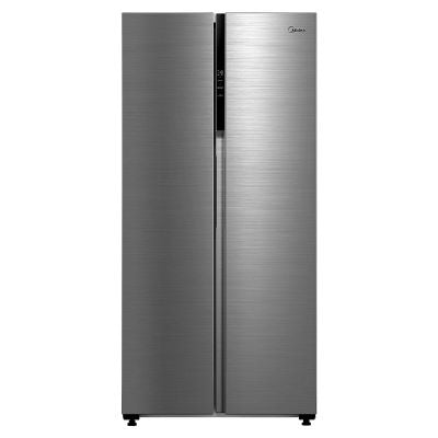 MIDEA Side by Side Refrigerator 432 Liter A+ - Stainless Steel MDRS619FGF46