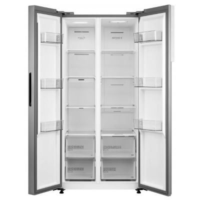 MIDEA Side by Side Refrigerator 432 Liter A+ - Stainless Steel MDRS619FGF46